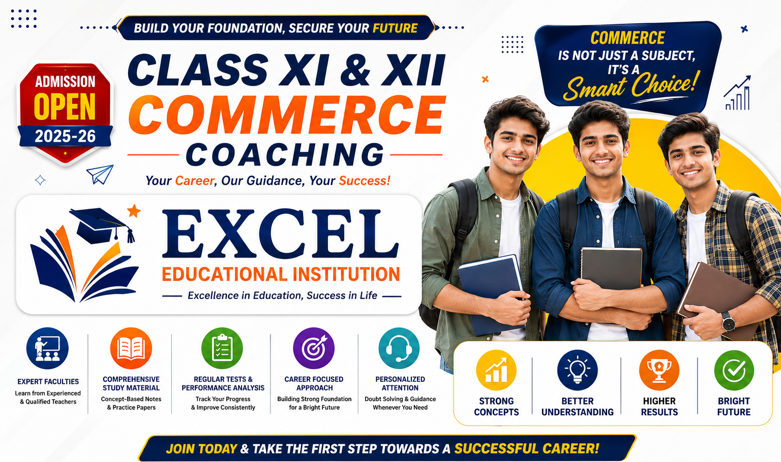 Best Class XI and XII Commerce Coaching